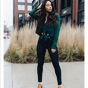 AGOLDE Roxanne Super High Rise Skinny Jeans- Phase